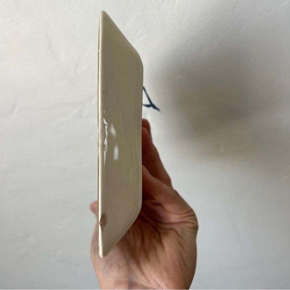 Vintage MCM Sailboat trinket dish decorative plate gilded Delano Studios 1965 - Picture 13 of 15